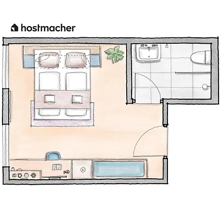 アパート Suite, Self Check-in By Hm グムンデン